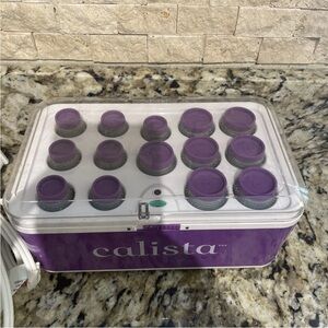 Calista Maria McCool Heated Self Grip Rollers Comes Without Clips  RARE HTF